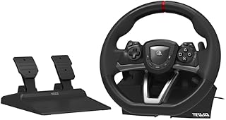 Гоночный руль HORI Racing Wheel Apex для PlayStation 5, PlayStation 4 и ПК — официально лицензирован Sony — совместим с Gran Turismo 7