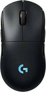 Игровая беспроводная мышь Logitech G PRO 2 Lightspeed, подходит для правшей и левшей, имеет до 4 настраиваемых и переключаемых магнитных боковых кнопок, сенсор 44K DPI, зарядку через USB-C, для ПК/Mac — черная.