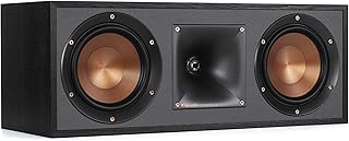 Мощный и детализированный центральный канал Klipsch R-52C для домашнего использования — черный.