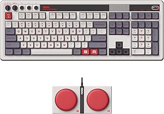 Механическая клавиатура 8BitDo Retro 108 с 108 клавишами и встроенной цифровой панелью, Bluetooth/2.4G/USB-C, беспроводная игровая клавиатура с возможностью быстрой замены клавиш для Windows и Android - версия N.