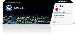 Картридж с пурпурным тонером HP 201A | Совместим с принтерами HP Color LaserJet Pro M252, HP Color LaserJet Pro MFP M277 Series | CF403A