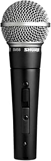 Динамический микрофон Shure SM58 Pro XLR с выключателем — профессиональный кардиоидный микрофон для студийной и концертной записи вокала, подкастинга и звукозаписи (SM58S)