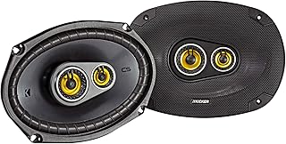 Автомобильные коаксиальные динамики Kicker CS Series мощностью 150 Вт, 6 x 9 дюймов, черные.