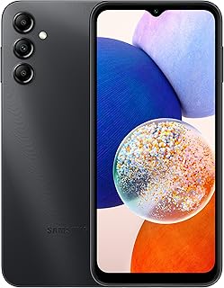 Смартфон SAMSUNG Galaxy A14 5G серии A, заводская разблокировка, Android, 64 ГБ памяти с возможностью расширения, длительное время автономной работы, 13-мегапиксельная камера, 6,6-дюймовый безрамочный дисплей, версия для США, 2023 год, черный.
