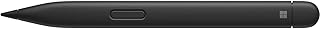 Перо Microsoft Surface Slim Pen 2 матово-черное — подключение по Bluetooth 5.0 — чувствительность к нажатию 4096 точек — создавайте записи в реальном времени без приложения силы — делайте заметки естественно благодаря тактильной отдаче — Sha
