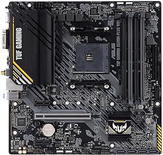 Материнская плата ASUS TUF Gaming A520M-PLUS (Wi-Fi) для AMD AM4 (3-е поколение Ryzen™) формата microATX (поддержка M.2, Wi-Fi 802.11ac, DisplayPort, HDMI, D-Sub, разъемы USB 3.2 Gen 1 Type-A и Aura Addressable Gen 2).