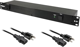 Кондиционер питания и защита от перенапряжения Furman M-8x2 Merit Series с 8 розетками и (2) удлинительными кабелями Hosa 18 калибра.