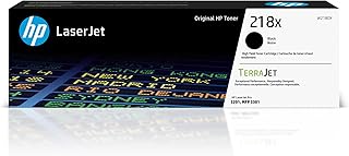Черный тонер-картридж HP 218X увеличенной емкости | Совместим с цветными принтерами Laserjet Pro 3201 и MFP серии 3301 | W2180X