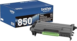 Оригинальный картридж Brother с тонером повышенной емкости, TN850, сменный черный тонер, ресурс до 8000 страниц, картридж для пополнения запасов Amazon Dash.
