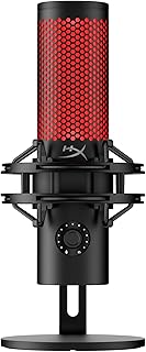 HyperX QuadCast 2 – USB-микрофон для игр, стриминга и подкастинга, с встроенными элементами управления, светодиодной подсветкой, съемным амортизирующим креплением, для ПК, Mac, PS5, PS4, USB-C – черный.