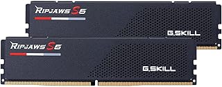 Оперативная память G.SKILL Ripjaws S5 Series (Intel XMP 3.0) DDR5 32 ГБ (2x16 ГБ) 6000 МТ/с CL30-40-40-96 1,35 В для настольных компьютеров, UDIMM, матовый черный (F5-6000J3040F16GA2-RS5K)