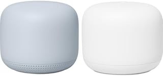 Система Mesh-маршрутизаторов Google WiFi для дома и офиса — комплект из 2 штук — покрытие всего дома, двухдиапазонный режим, родительский контроль, простая настройка.