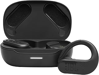 JBL Endurance Peak 3 — пыле- и водонепроницаемые (IP68) беспроводные активные наушники, чистый бас, до 50 часов воспроизведения с быстрой зарядкой, функция Ambient Aware и Talk Thru (черные)