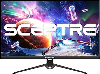 Игровой монитор Sceptre IPS 24 дюйма, 165 Гц/144 Гц, Full HD (1920 x 1080), FreeSync, Eye Care, FPS, RTS, DisplayPort, HDMI, встроенные динамики, черный, 2020 год (E248B-FPT168), IPS 24 дюйма, 165 Гц