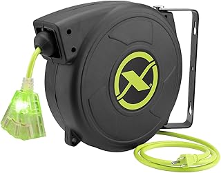 Удлинительный кабель Flexzilla с тройным заземлением, 14/3 AWG SJTOW, 50 футов, ZillaGreen, FZ8140503, с тройным ответвлением.