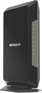 Кабельный модем NETGEAR Nighthawk CM1200 — совместим со всеми кабельными провайдерами, включая Xfinity от Comcast, Spectrum, Cox | для тарифных планов до 2 гигабит | 4 порта Ethernet 1 Гбит/с | DOCSIS 3.1, черный