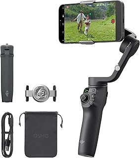 Стабилизатор DJI Osmo Mobile 6 для смартфонов, 3-осевой подвес для телефона, встроенный удлинительный стержень, отслеживание объектов, портативный и складной, стабилизатор для видеоблогинга, YouTube, TikTok, цвет: сланцево-серый