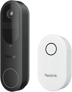 Видеодомофон REOLINK с функцией звонка, обзор 1:1, Wi-Fi 2,4/5 ГГц, обнаружение людей/транспортных средств/пакетов, без ежемесячной платы.