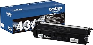 Тонер Brother TN436BK сверхвысокой емкости, розничная упаковка, черный.