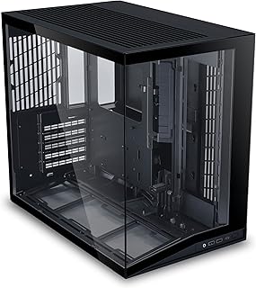 LIAN LI O11D MINI V2 | Компактный компьютерный корпус ATX Mid-Tower с воздушным потоком | Панорамный обзор | Полностью вентилируемый корпус | Регулируемые разъемы ввода/вывода | Безсторонняя конструкция | Система организации кабелей | Черный (O11DMIV2X)