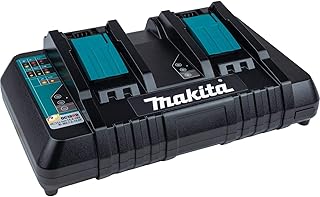 Быстрое зарядное устройство Makita DC18RD 18V для литий-ионных аккумуляторов, двухпортовое, оптимальное зарядное устройство.