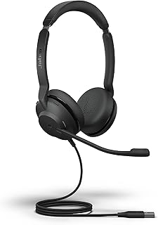 Проводная стереогарнитура Jabra Evolve2 30 SE с шумоподавлением — оснащена технологией вызова с двумя микрофонами и кабелем USB-A — сертифицирована для MS Teams, совместима со всеми другими платформами — черная.