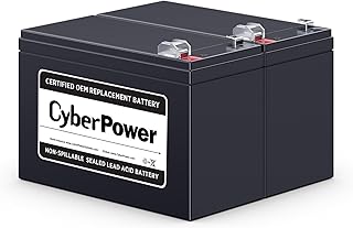 Сменный аккумуляторный картридж для ИБП CyberPower RB1290X2, необслуживаемый, устанавливается пользователем, 12 В/9 Ач.