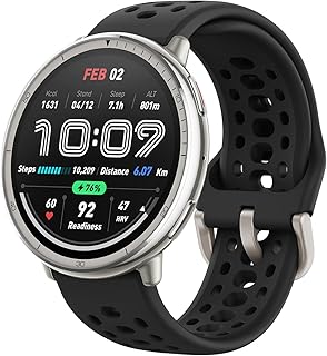 Фитнес-браслет Amazfit Active 2 Sport Smart Watch для Android и iPhone, 44 мм, 10 дней работы от батареи, водонепроницаемость, GPS-карты, мониторинг сна, более 160 режимов тренировок, 400 вариантов циферблатов, силиконовый ремешок, бесплатное приложение.