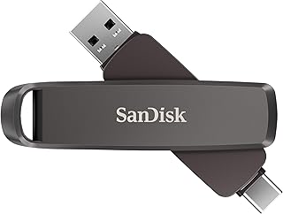 SanDisk 1TB Extreme PRO Dual Drive — высокопроизводительный флеш-накопитель со скоростью до 1000 МБ/с, разъемами USB Type-C и USB Type-A — SDDDE1-1T00-G46