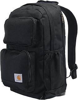 Рюкзак Carhartt 28 л с двумя отделениями, прочный, с отделением для ноутбука и износостойким дном Duravax, черный.