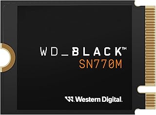 WD_BLACK 1TB SN770M M.2 2230 NVMe SSD для портативных игровых устройств, скорость до 5150 МБ/с, TLC 3D NAND, отлично подходит для Steam Deck и Microsoft Surface - WDBDNH0010BBK-WRSN