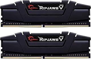 Оперативная память G.SKILL RipjawsV Series DDR4 (XMP) 32 ГБ (2x16 ГБ) 3600 МТ/с CL16-19-19-39 1,35 В для настольных компьютеров Intel и AMD, U-DIMM, черная (F4-3600C16D-32GVKC)
