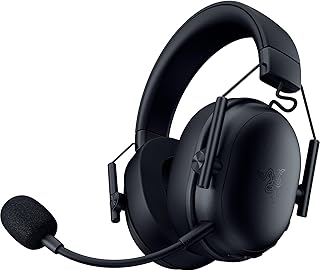 Беспроводная игровая гарнитура Razer BlackShark V3 X HyperSpeed ​​для ПК: 50-мм драйверы, кардиоидный микрофон, 2,4 ГГц, Bluetooth, USB, совместима с Mac, PS5, Nintendo Switch, смартфонами, 70 часов работы от батареи, черная.