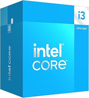 Процессор Intel® Core™ i3-14100 для настольных компьютеров, 4 ядра (4 ядра P + 0 ядер E), 4,7 ГГц.