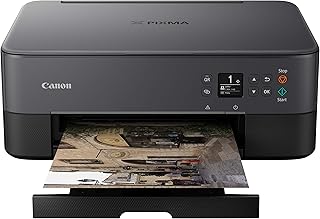 Canon TS5320 — многофункциональный беспроводной принтер, сканер и копир с поддержкой AirPrint, черный, готов к использованию с Amazon Dash Replenishment.