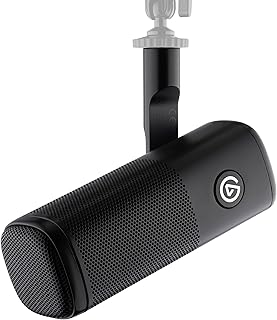 Elgato Wave DX — динамический XLR-микрофон, кардиоидная диаграмма направленности, шумоподавление, оптимизирован для подкастинга, стриминга и вещания, не требует усилителя сигнала, работает с любым интерфейсом, подходит для Mac и ПК.