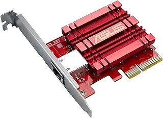 Сетевой адаптер ASUS XG-C100C 10G PCI-E x4 с одним портом RJ-45 и встроенной функцией QoS для использования с Windows 10/8.1/8/7 и ядром Linux 4.4/4.2/3.6/3.2 (XG-C100C)