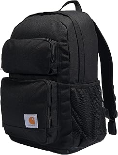 Рюкзак Carhartt 27L Classic с одним отделением, прочный, с отделением для ноутбука и износостойким дном Duravax, черный.
