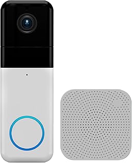 Беспроводной видеодомофон Wyze Pro (с звонком в комплекте), видео 1440 HD, соотношение сторон 1:1: обзор от головы до ног, двусторонняя аудиосвязь, ночное видение.