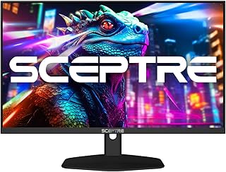 Монитор Sceptre 27-дюймовый IPS с технологией Eye Care, частотой обновления 100 Гц, DisplayPort, HDMI и USB-C, 100% sRGB, встроенными динамиками, цвет Machine Black, 2024 (E275W-FP100T)