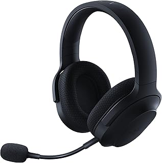Беспроводная игровая и мобильная гарнитура Razer Barracuda X (ПК, PlayStation, Switch, Android, iOS): беспроводная связь 2,4 ГГц + Bluetooth - легкая - 40-мм динамики - съемный микрофон - 50 часов работы от батареи - черная