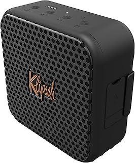 Портативная Bluetooth-колонка Klipsch Austin с 1,5-дюймовым широкополосным динамиком, степенью защиты IP67 от пыли и воды, 12 часами воспроизведения для превосходного звучания на живом концерте.