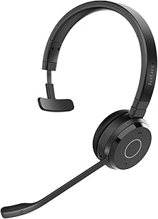Беспроводные одноушные наушники Jabra Evolve 65 TE (третье издание) — микрофон с шумоподавлением, 16 часов автономной работы, двойное подключение, совместимость со всеми платформами унифицированных коммуникаций, такими как Zoom и Google Meet, черные.