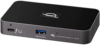 OWC Thunderbolt Hub с тремя портами Thunderbolt 4 и одним портом USB для ПК с поддержкой Thunderbolt 4