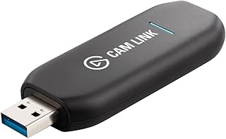 Elgato Cam Link 4K – внешняя карта захвата для зеркальных и видеокамер, экшн-камера в качестве веб-камеры, встречи/стриминг/запись в разрешении 1080p60 или 4K30/4K60, простое подключение для OBS/Zoom/Discord – HDMI к USB 3.0, ПК/Mac/iPad