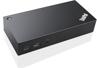 Док-станция Lenovo ThinkPad USB-C UltraDock с двухконтактным адаптером переменного тока мощностью 90 Вт (40A90090US, розничная упаковка для США)