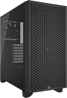 Корпус для ПК Corsair 3000D AIRFLOW Mid-Tower – 3-контактные вентиляторы – поддержка четырех слотов для видеокарт – вмещает до 8 вентиляторов 120 мм – конструкция с высокой пропускной способностью – черный