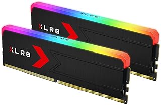 Комплект оперативной памяти PNY XLR8 Gaming Epic-X RGB™ 32 ГБ (2x16 ГБ) DDR5 6000 МГц CL36 1,35 В (совместимость с XMP/Expo) для настольных компьютеров.