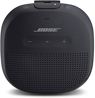 Портативная водонепроницаемая колонка Bose SoundLink Micro с микрофоном, черная.