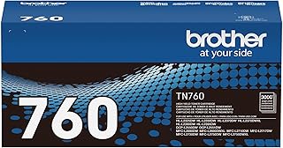 Оригинальный черный тонер-картридж Brother TN760 повышенной емкости (для использования с принтерами MFC-L2710DW, MFC-L2750DW, HL-L2350DW, HL-L2370DW, HL-L2395DW, HL-L2390DW, DCP-L2550DW).